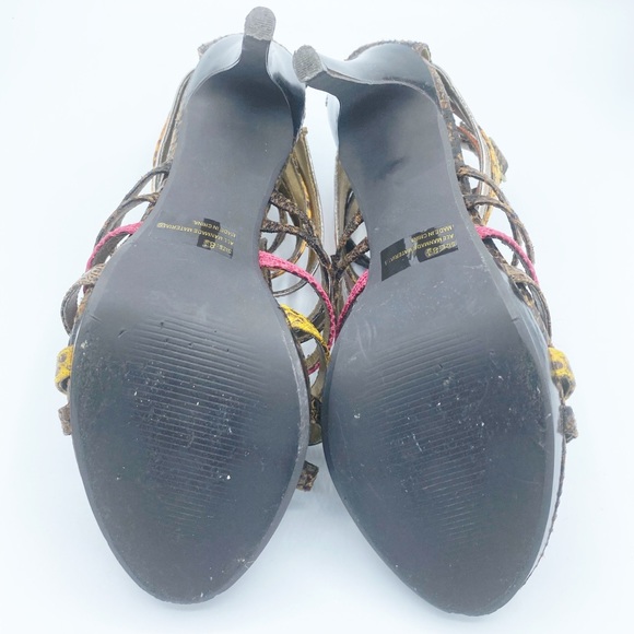 Qupid multi colored heels - Picture 3 of 3